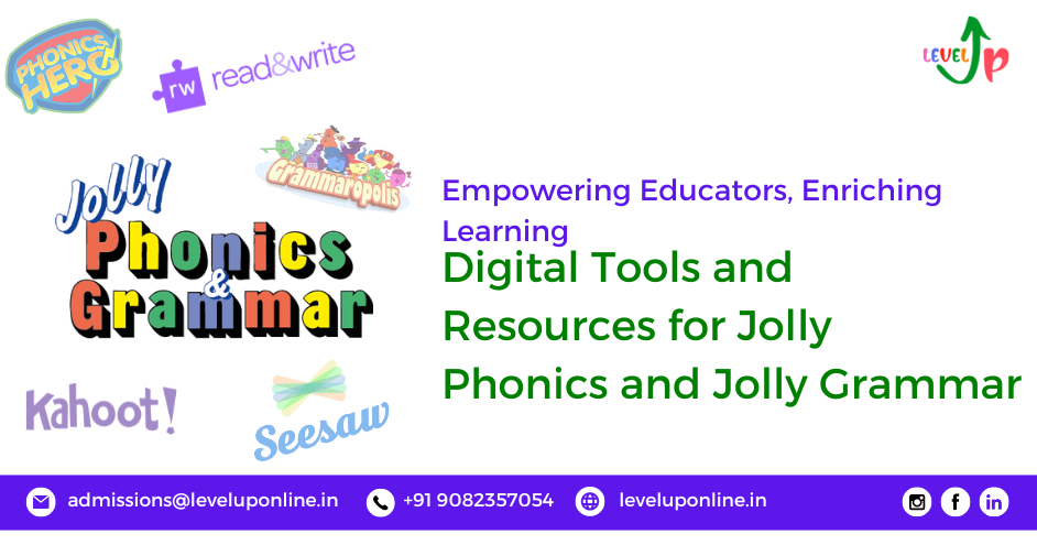 Digital Tools and Resources for Jolly Phonics and Jolly Grammar