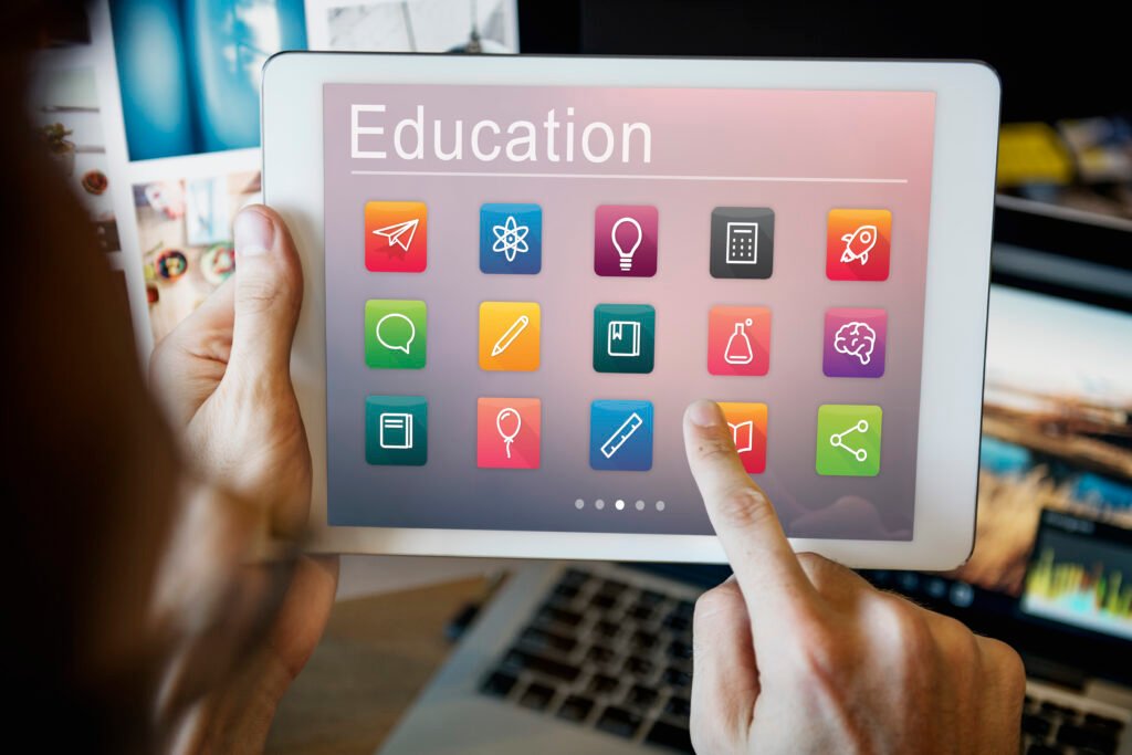 education-app-knowledge-development-concept